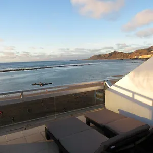Apartamento 1ª Linea Canteras -vista Mar Con Terraza Y Wifi 308, Las Palmas de Gran Canaria